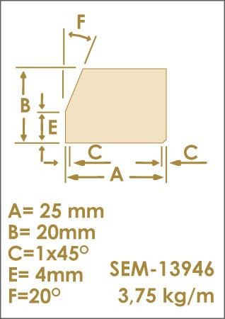 Angular Electrode - 13946